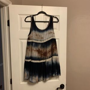 Tie dye boutique dress